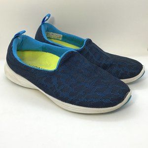Vionic 331 Hydra Asr1288 Slip On Womens Sz 6 Comfort Sneakers Shoes Blue